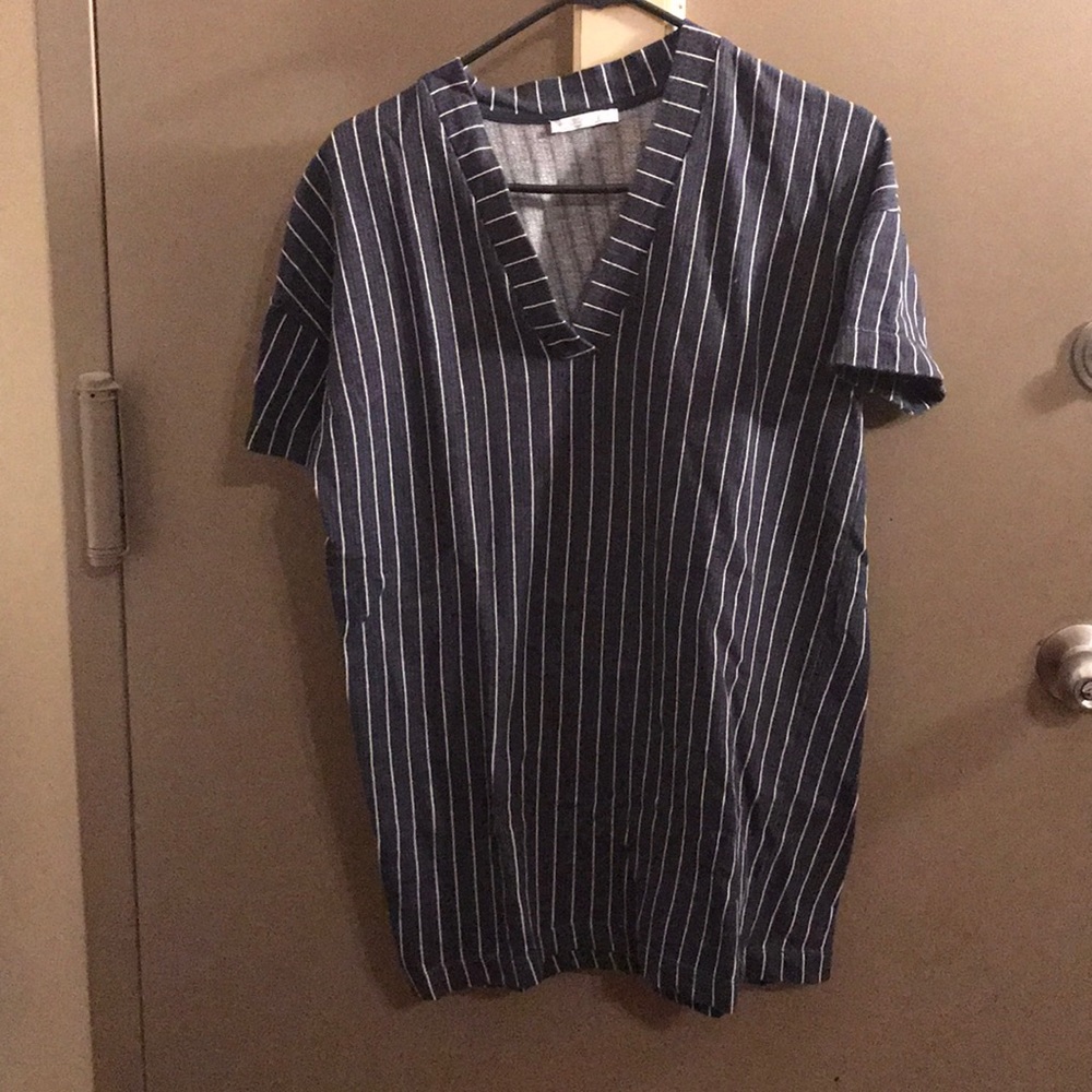 Zara V Neck Mini Dress